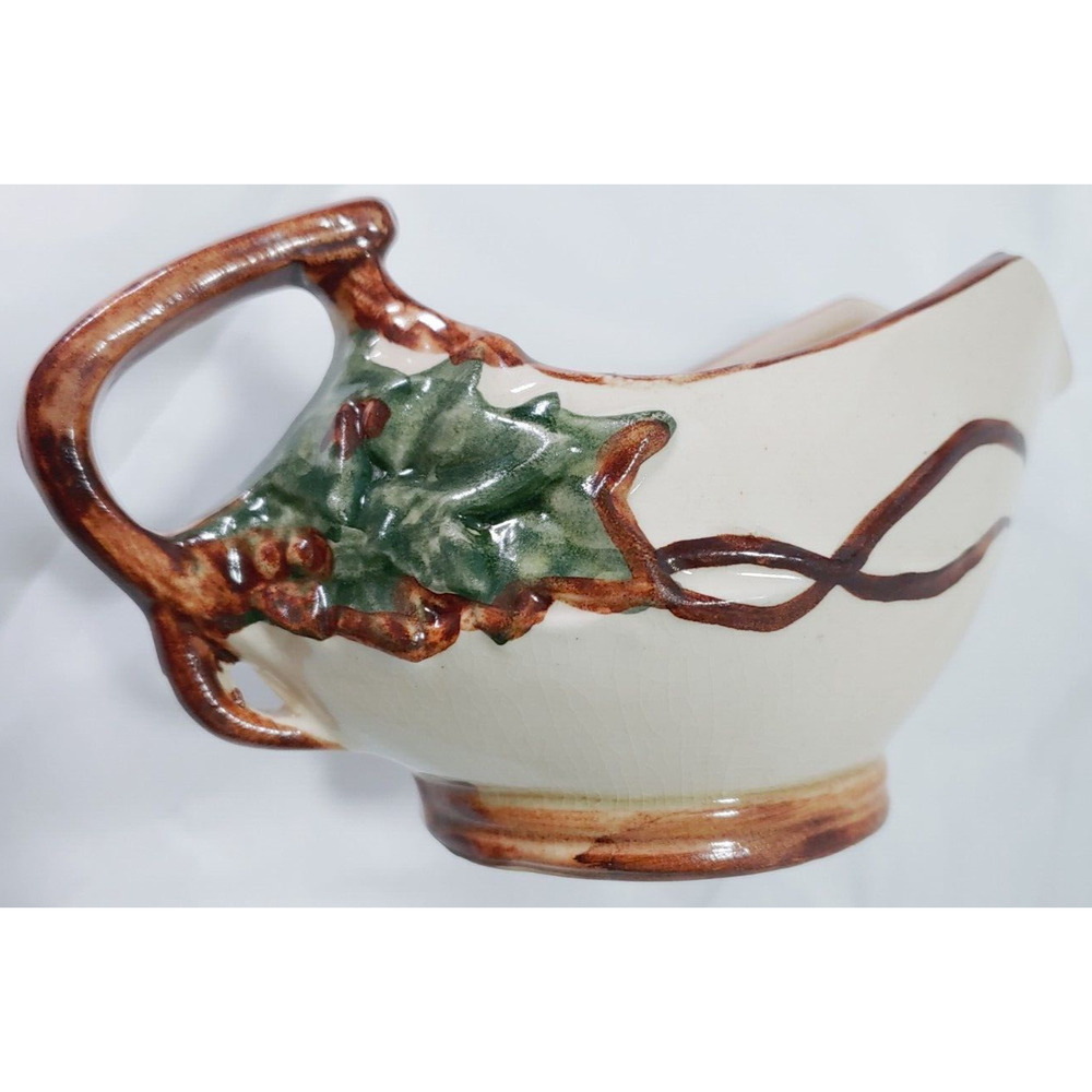 Vintage McCoy Pottery Ivy Leaf Creamer 5.5" x 3.5" Hand-Painted Pre-Owned - Picture 13 of 13